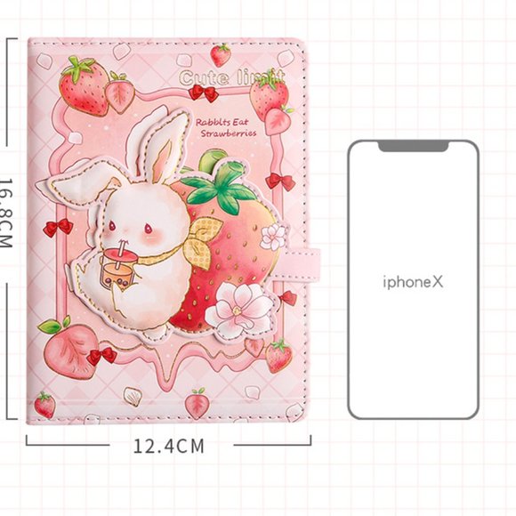 36K - Kawaii Animal Magnetic Journal - Bear - Picture 7 of 7